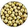 Pérolas de açúcar metalizadas ouro 7mm