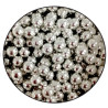 Pérolas Prata Brilhante 4mm