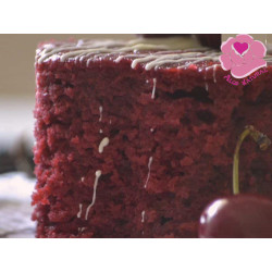 Bolo Velvet Cereja