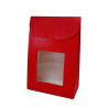 Caixa Vermelha c/ Janela 90x45x130mm