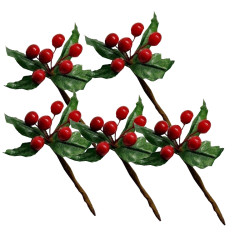 Haste Azevinho de Natal 12 cm