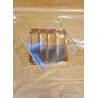 Caixa Bombons Esferas Amarelas, Interior Dourado 145x145x35mm