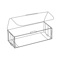 Caixa Tubo PVC Bombons 160x40x30MM