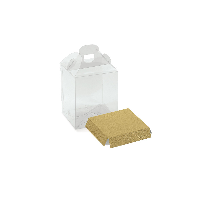 Caixa Acetato Transparente p/ Frascos 90x90x100mm