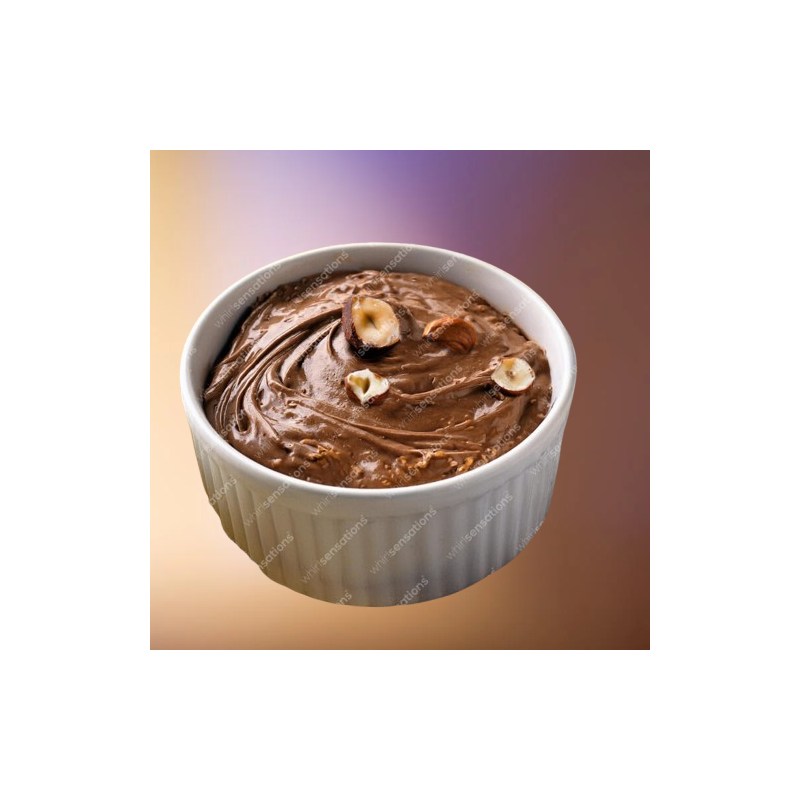 Creme chocolate negro Crocante e avelã (sabor ferrero rocher)
