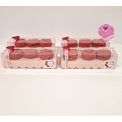 Caixa P/ 6 Macarons 160x50x50mm