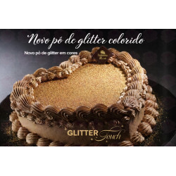 pó glitter ouro ref 23358