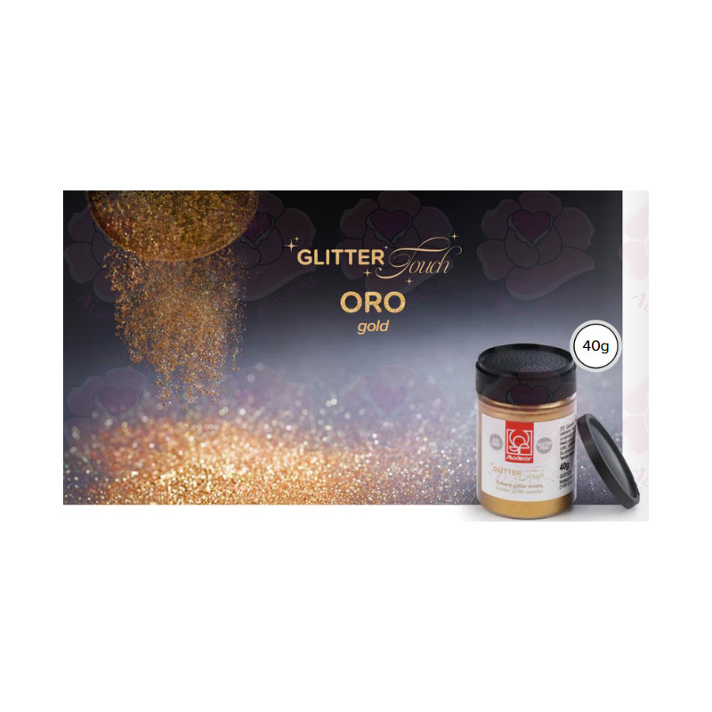 pó glitter ouro ref 23358