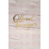 Topo de Bolo "Oficial Teenager" ouro