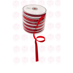 Fita de veludo cor vinho vermelho 10M