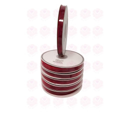 Fita de veludo cor vinho vermelho 10M