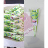 Caixa Cone Happy Verde com bolinhas 190x75x45mm