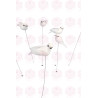 Pomba branca pequena c/penas em arame 3cm