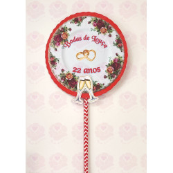 Toppers para bolo Bodas de...