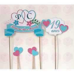 Toppers de Bolos Bodas de...