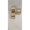 Cordão embrulho metalizado dourado 50M