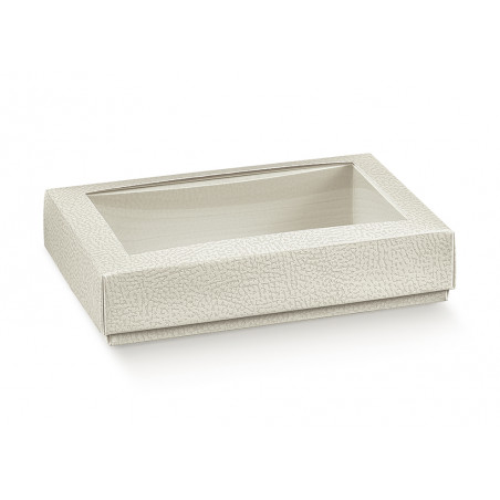 Caixa Quadretto + Tampa c/Janela Transp.