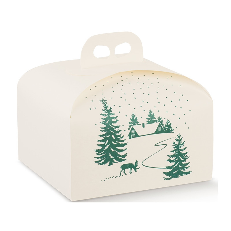 Caixa Cartão Cabaz / Presente / Pastelaria 245x245x130mm