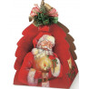 Caixa Cartão Cabaz / Presente / Panettone Árvore de Natal 345x300x330mm