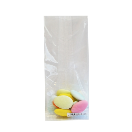 SACO CELOFANE TRANSP. S/ FUNDO COM FOLE - 125g