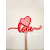 Topper Love Brilhante