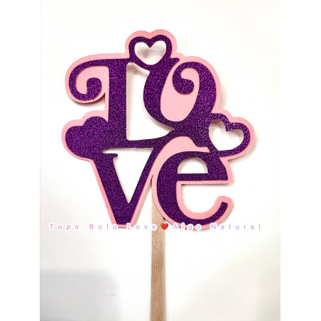 Topper Love You Brilhante