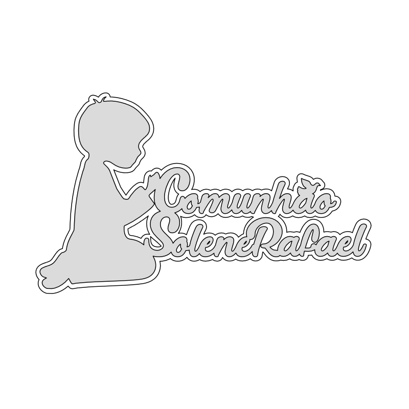 Topper "Comunhão Solene Rafael"