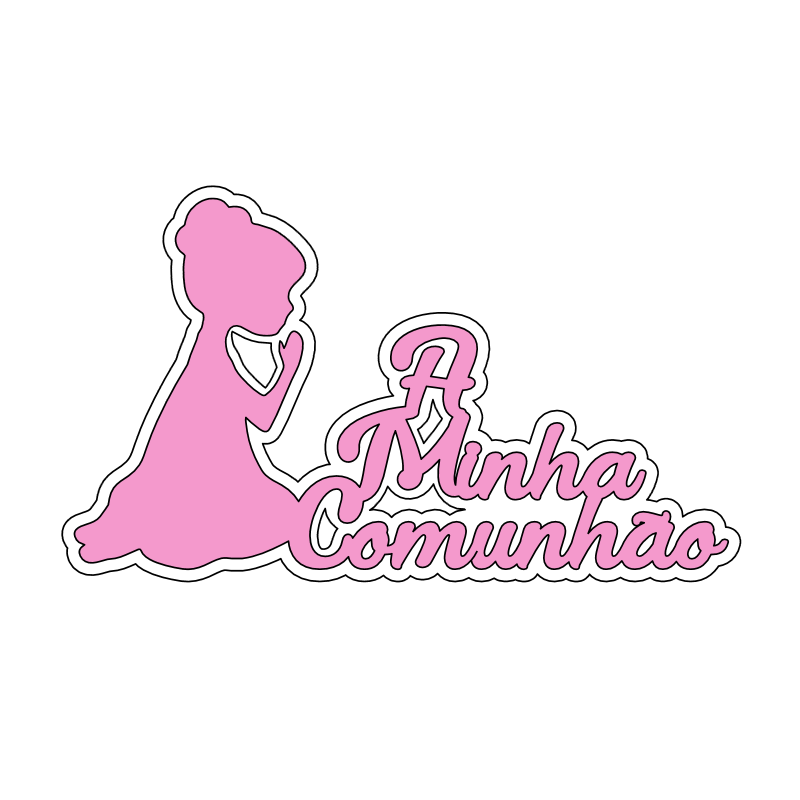 Topper "A Minha Comunhão Menina"