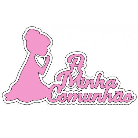 Topper "A Minha Comunhão Menina"