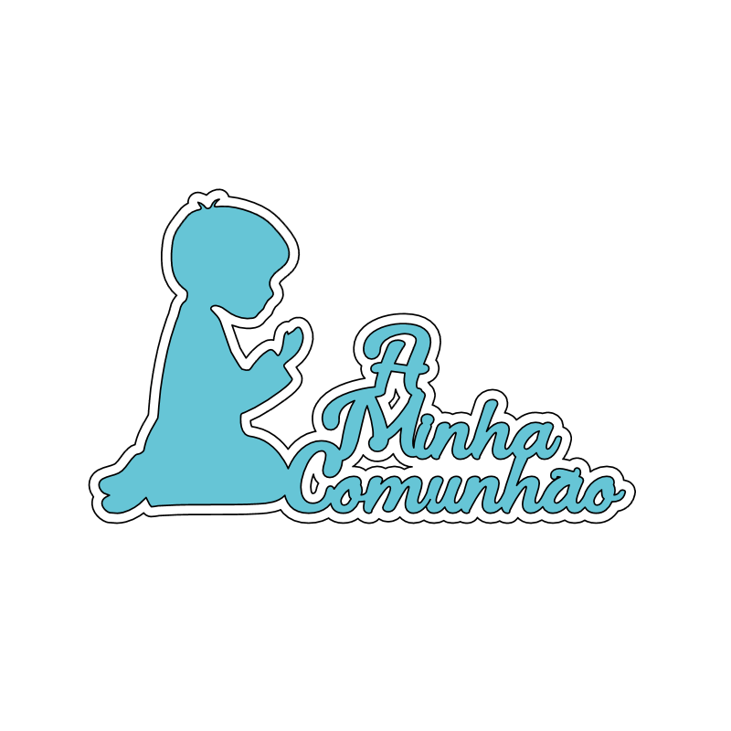 Topper "A Minha Comunhão Menino"