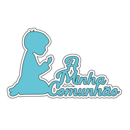 Topper "A Minha Comunhão Menino"