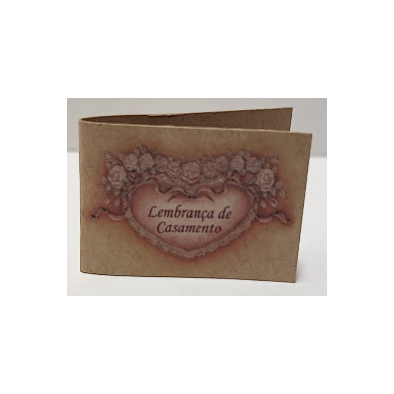 Etiqueta Casamento Coração