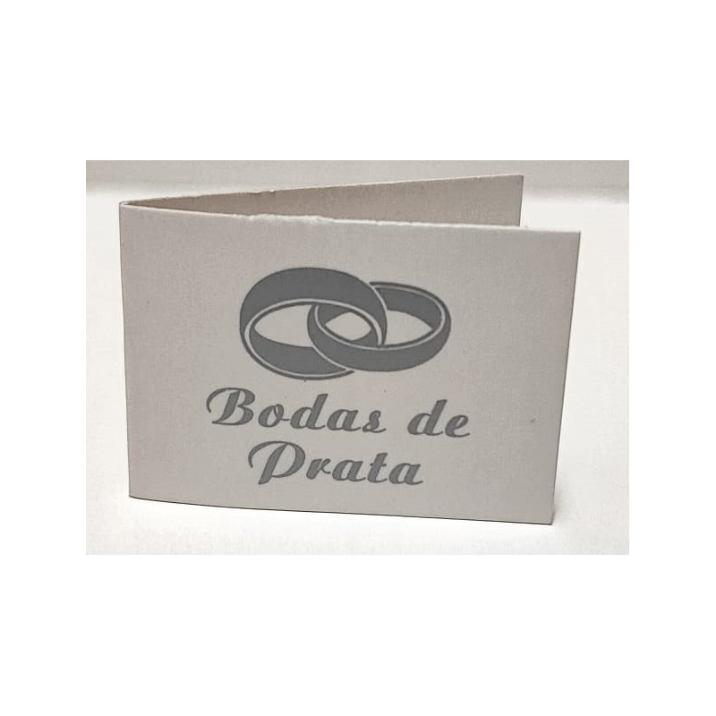 Etiqueta Bodas de Prata