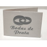 Etiqueta Bodas de Prata