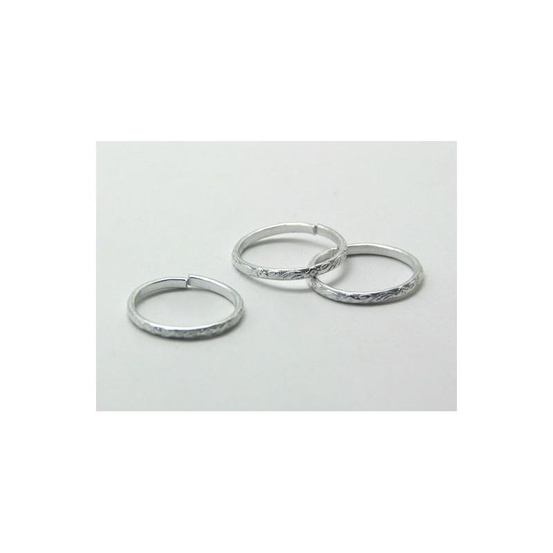 Aliança Prata 2 cm