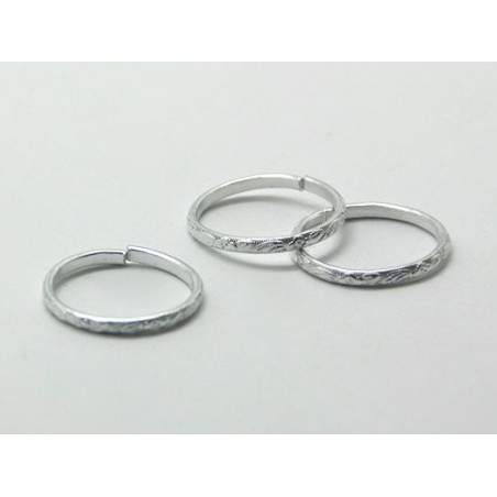Aliança Prata 2 cm