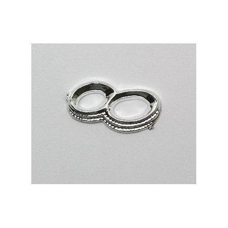 Mini Alianças Prata 2,5x1 cm