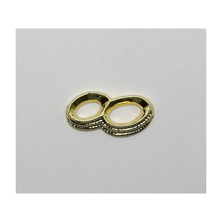 Mini Alianças Ouro 2,5x1 cm