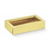 Caixa Bombons Esferas Amarelas 145x75x35mm